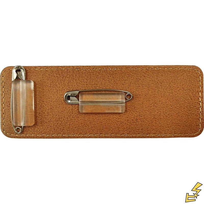合皮長徽章