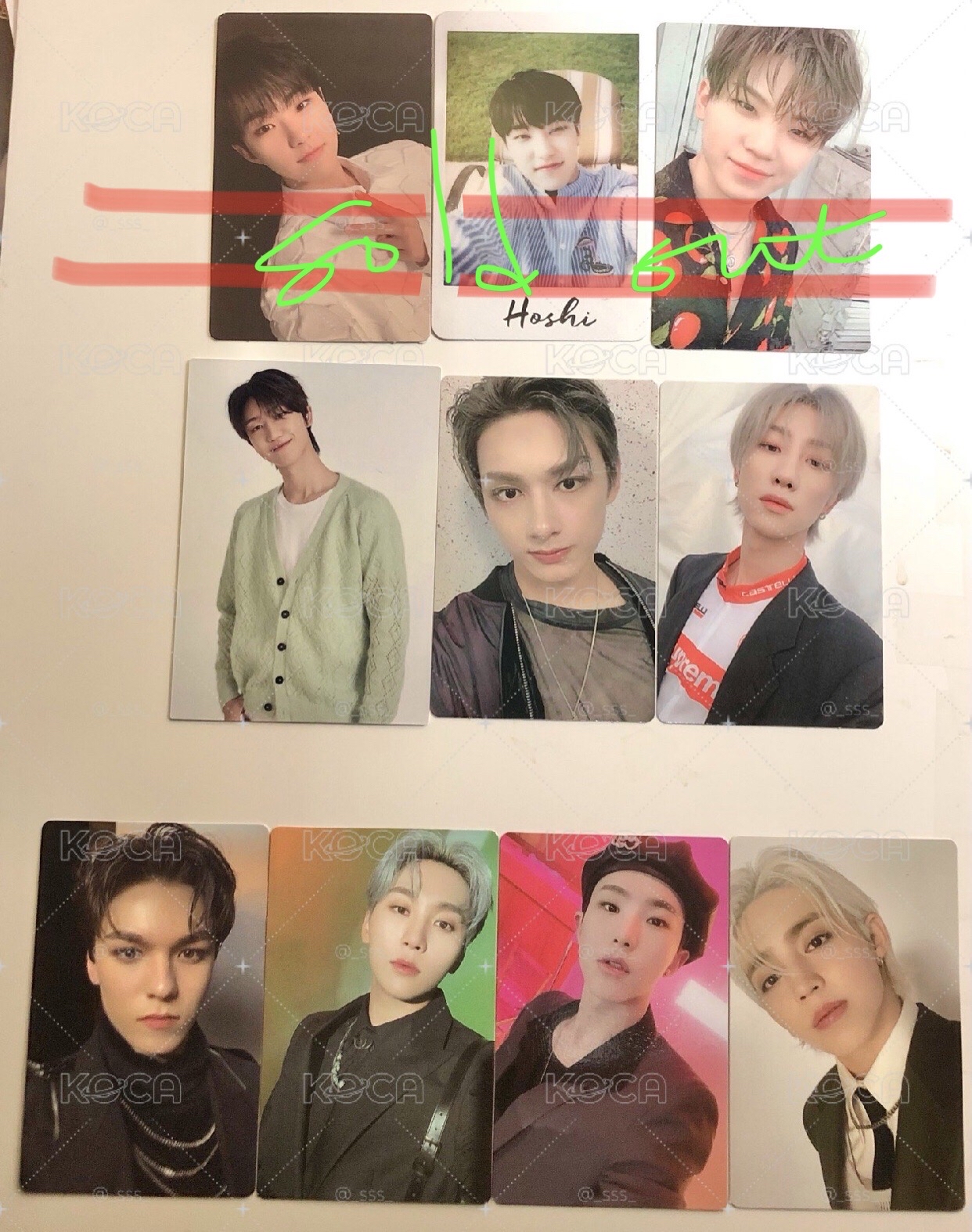 SEVENTEEN 小卡/貼紙