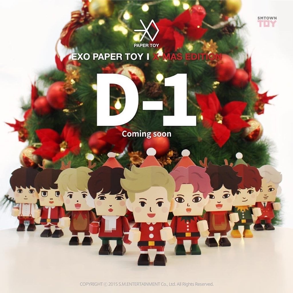 EXO PAPER TOY | X-MAS EDITION
