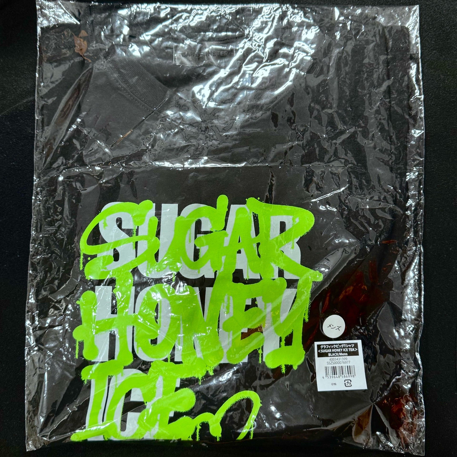 現貨 SUGAR HONEY ICE TEA 黑T(拆封過)