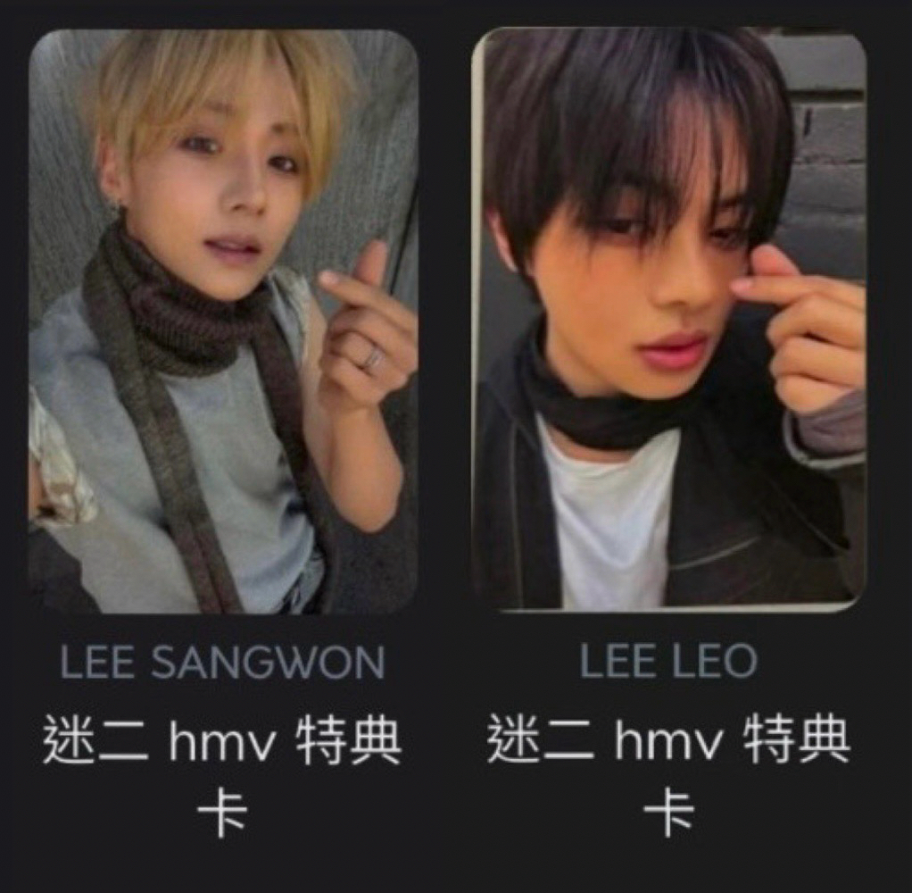 hmv特典、隨機單封