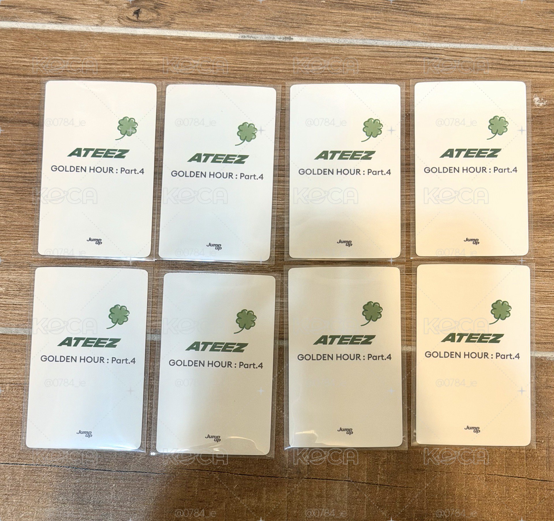 ATEEZ🍀幸運草小卡一套 八張