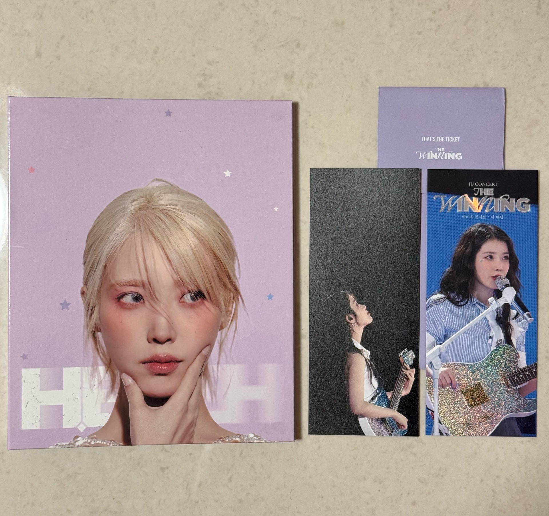 IU《HEREH》紫卡冊 ＋《THE WINNING》CGV電影票卡