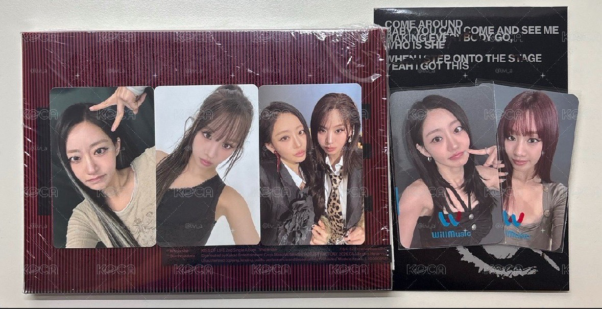 兩張簽售卡+已拆全專💖