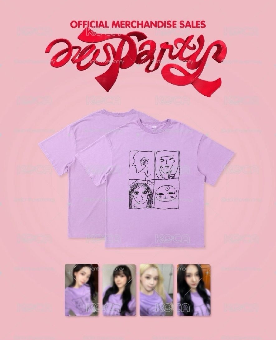 aespa 團綜衣服 tshirt 預購