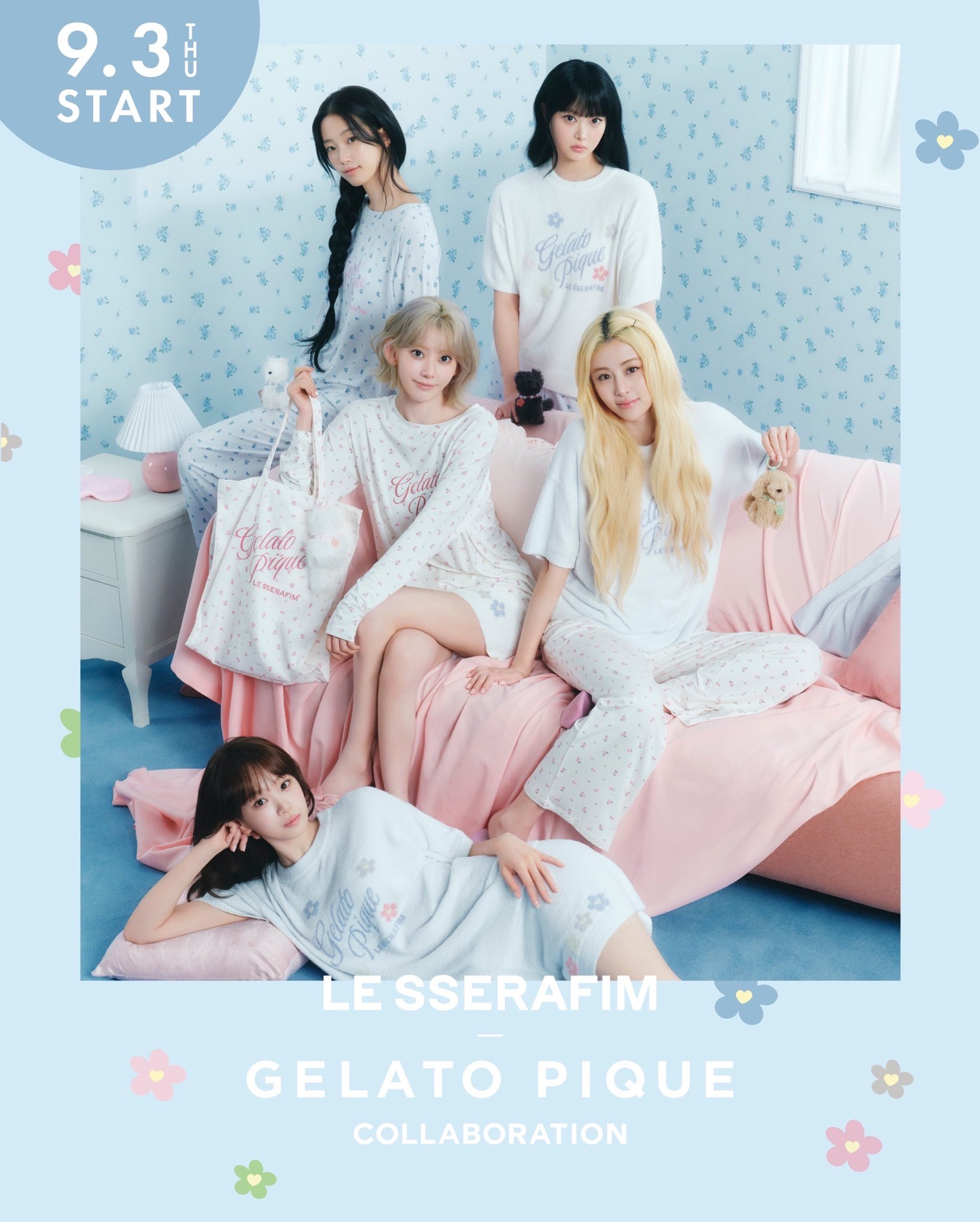 LE SSERAFIM x GELATO PIQUE COLLABORATION