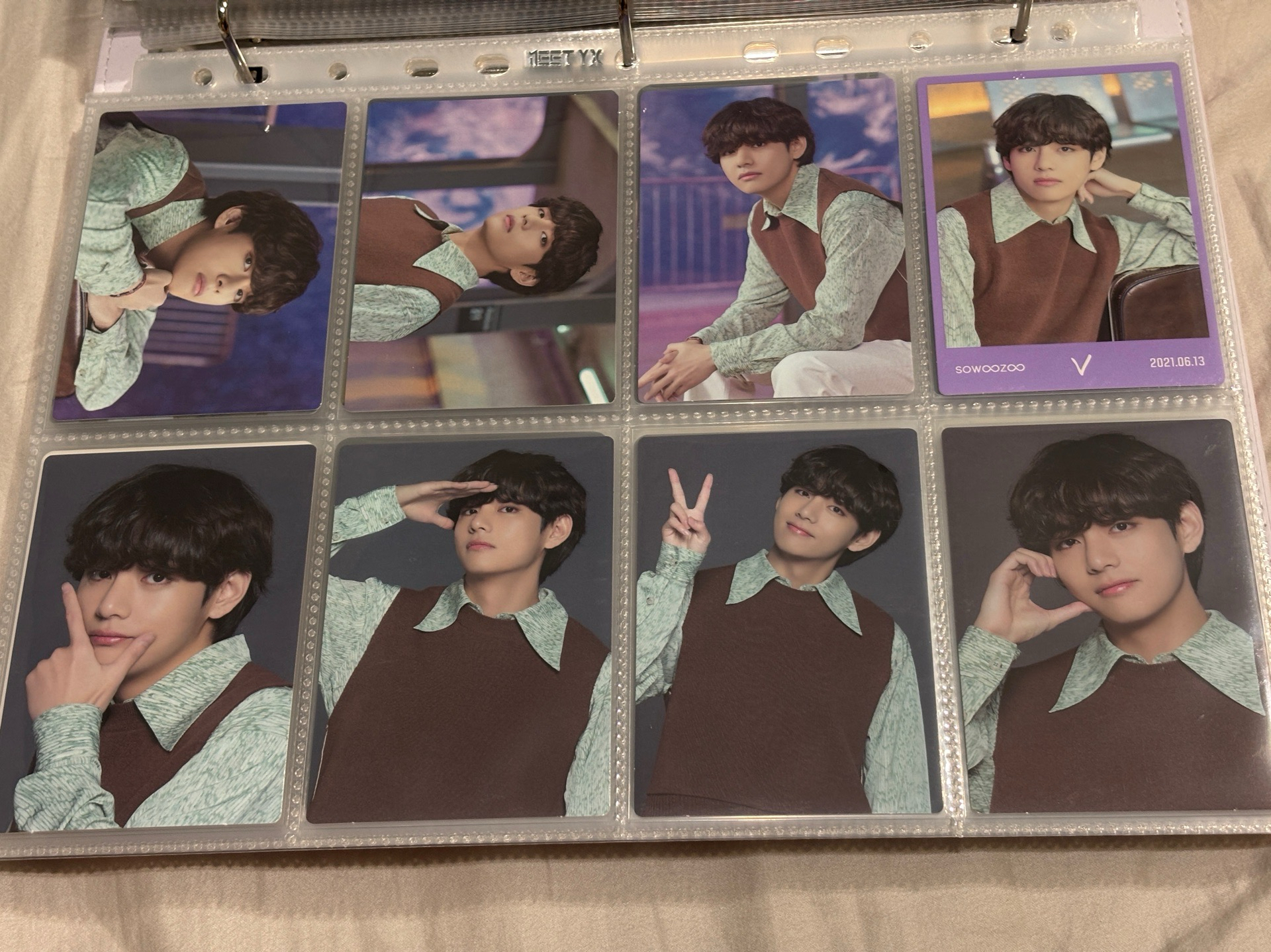 (整組套出) 小宇宙 泰亨 演唱會 小卡組 防彈 bts v