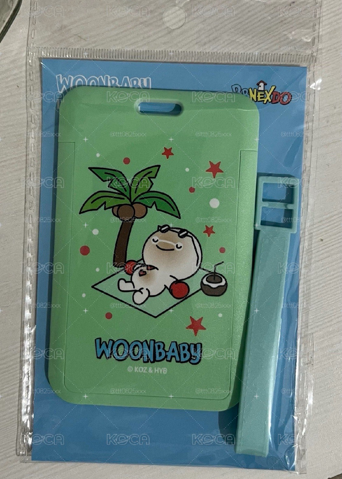 全新未拆 雲寶寶 BBNEXDO 行李吊牌 WOONBABY 