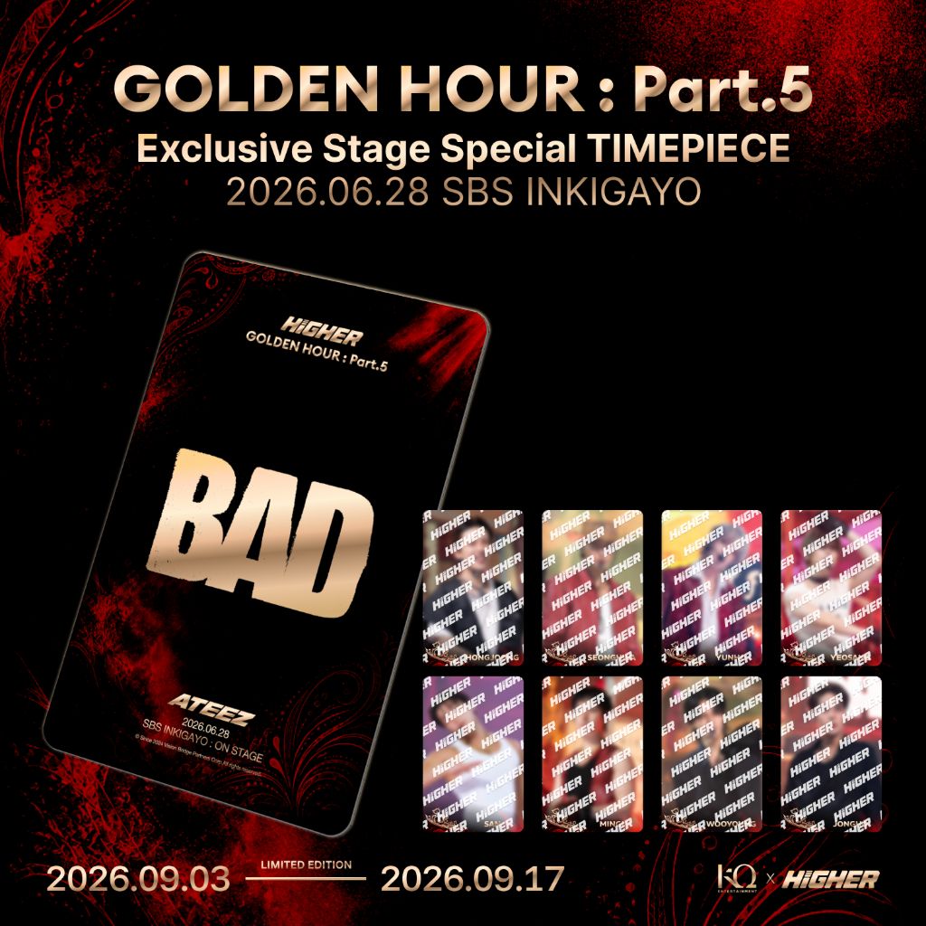 ATEEZ｜GOLDEN HOUR PART.5 Higher 0628人氣歌謠卡
