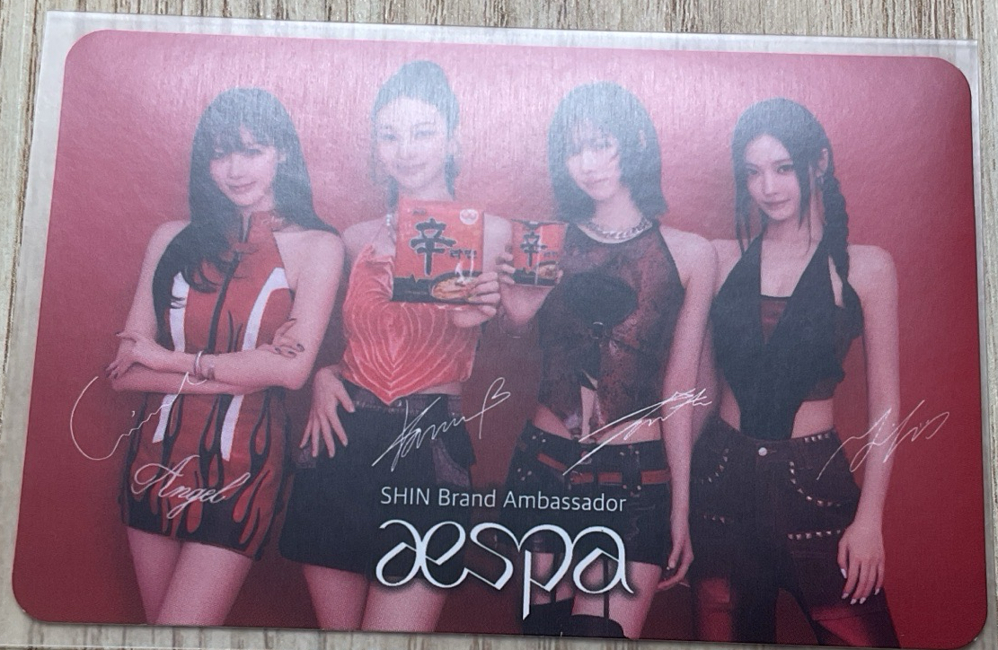 aespa 辛拉麵🍜聯名卡
