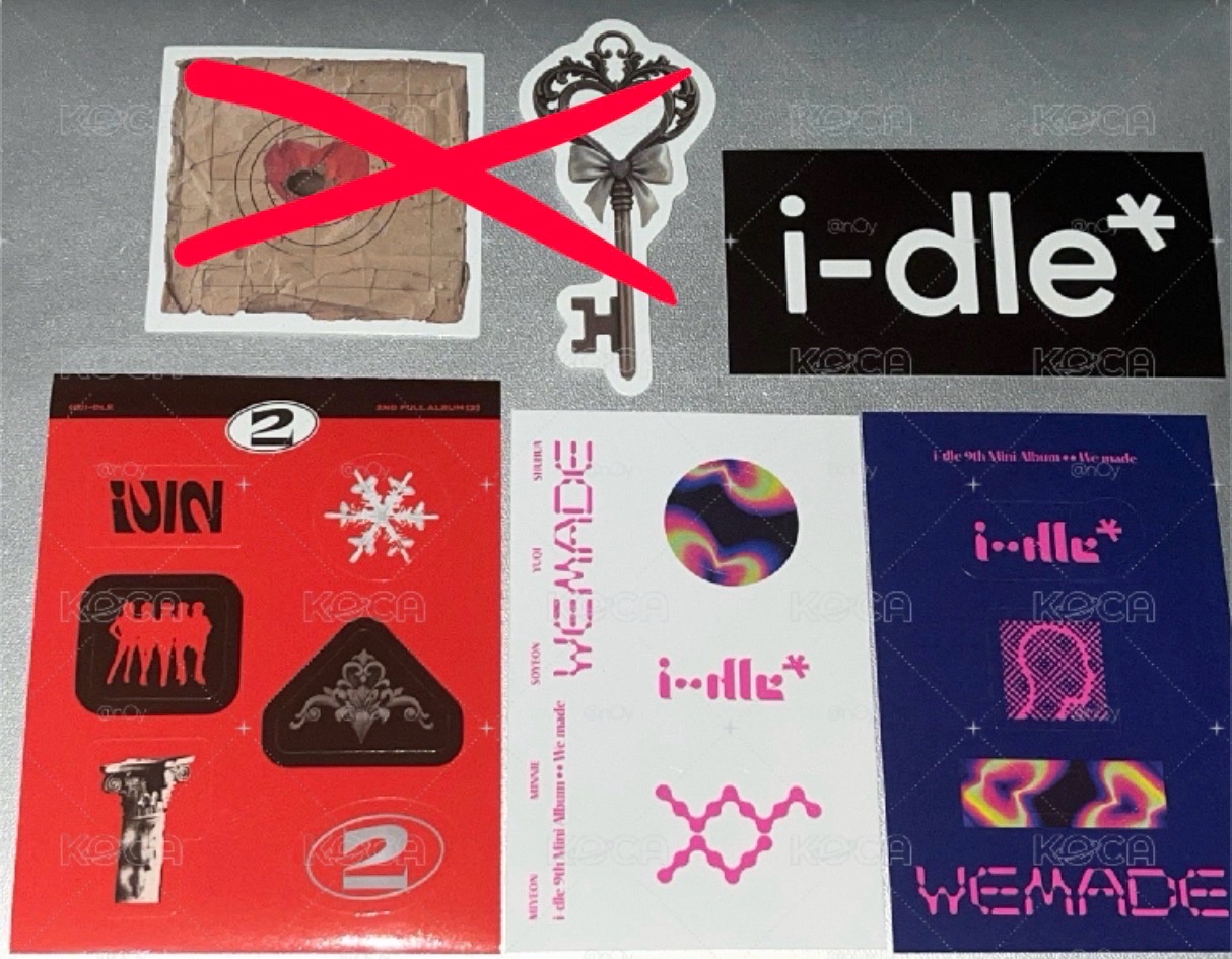 i-dle 貼紙