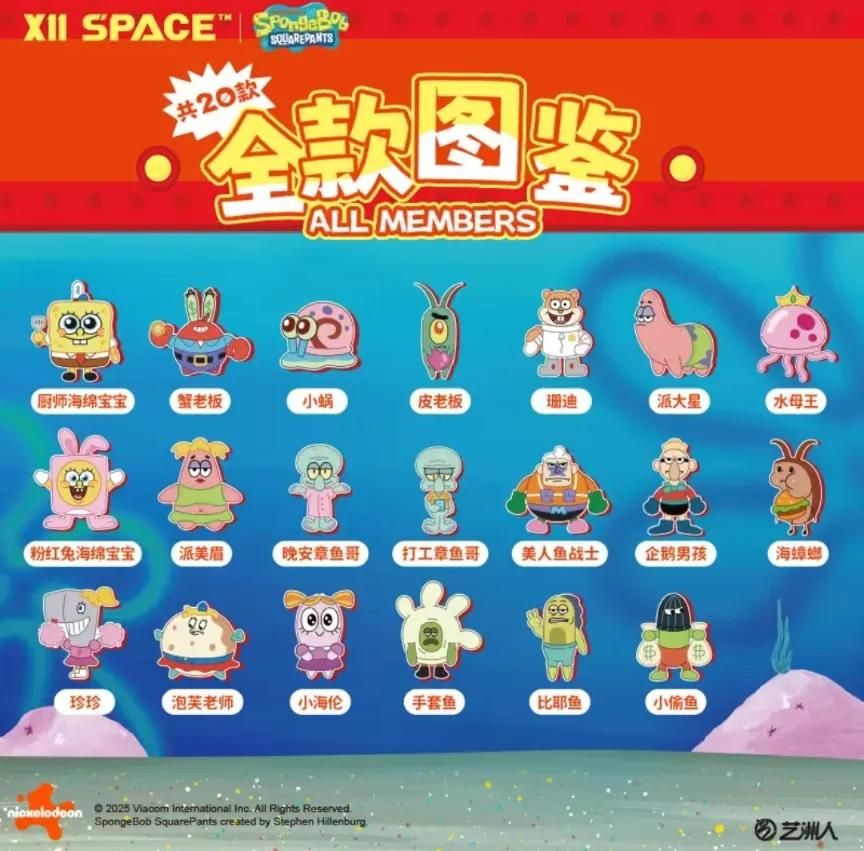 海綿寶寶 比奇堡一日遊 毛絨貼貼