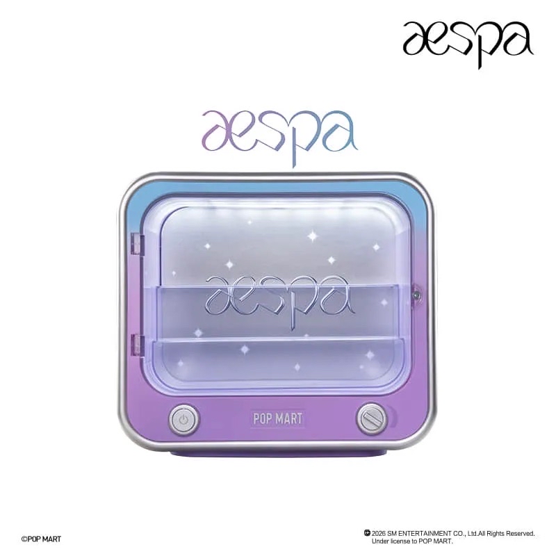 [10月預售] aespa 珍藏系列電視機發光展示盒