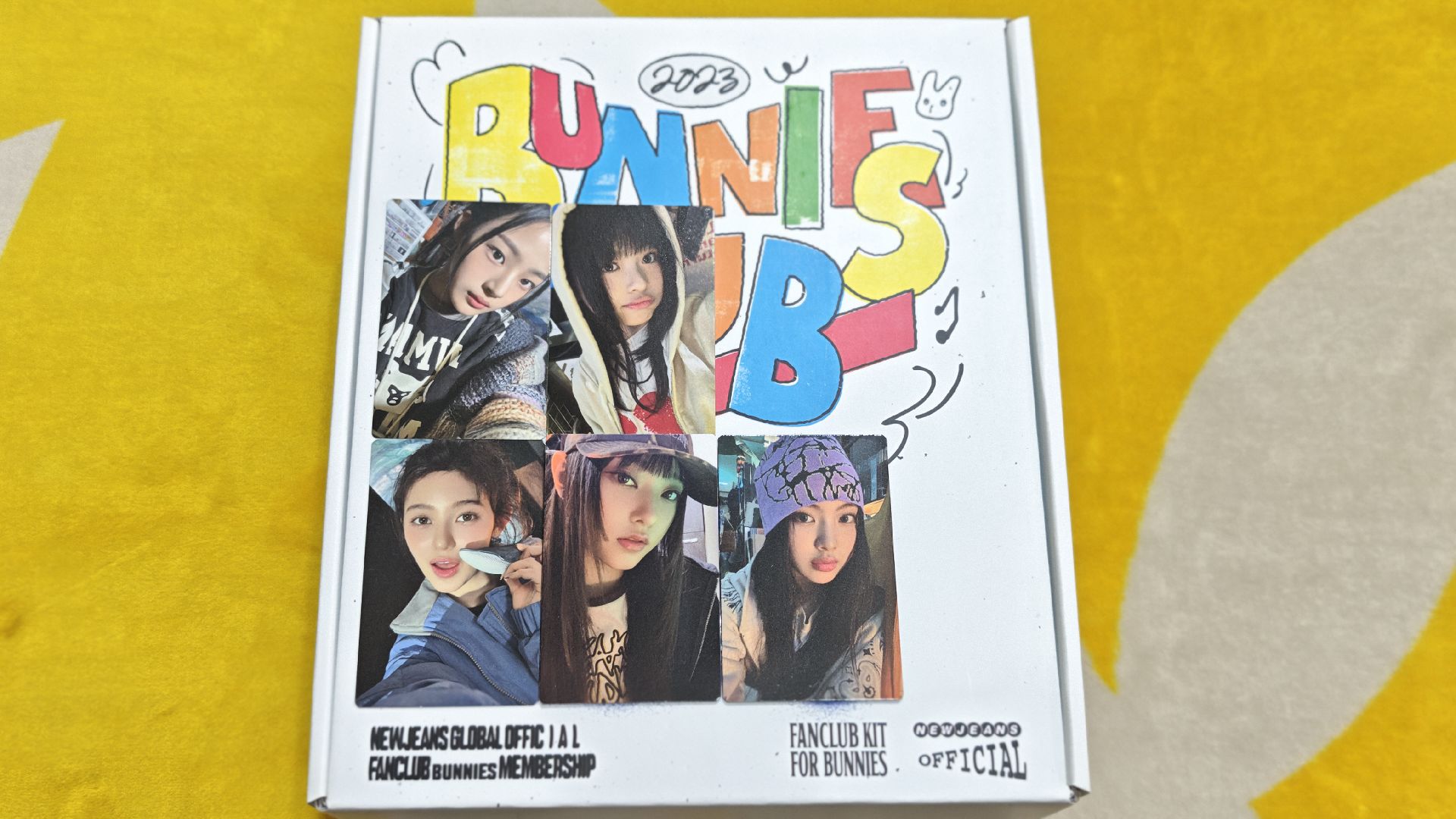 【有含小卡】NewJeans 會員禮 一期 兔頭豪華版 BUNNIES CLUB 2023 (內容物完整無缺件)