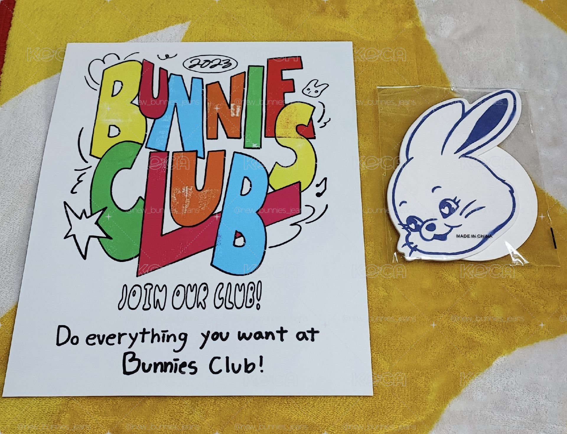 【有含小卡】NewJeans 會員禮 一期 兔頭豪華版 BUNNIES CLUB 2023 (內容物完整無缺件)