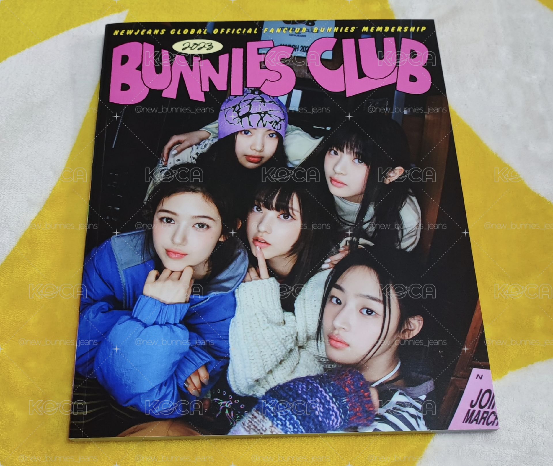 【有含小卡】NewJeans 會員禮 一期 兔頭豪華版 BUNNIES CLUB 2023 (內容物完整無缺件)