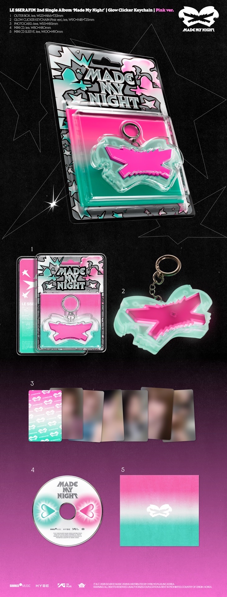 Glow Clicker Keychain ver.