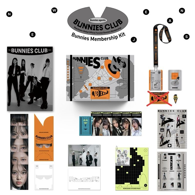 【有含小卡】NewJeans 會員禮 二期 BUNNIES CLUB 2024 (內容物完整無缺件)
