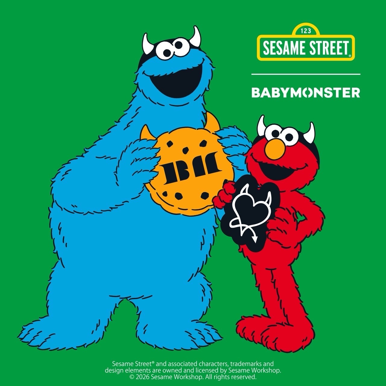 SESAME STREET×BABYMONSTER