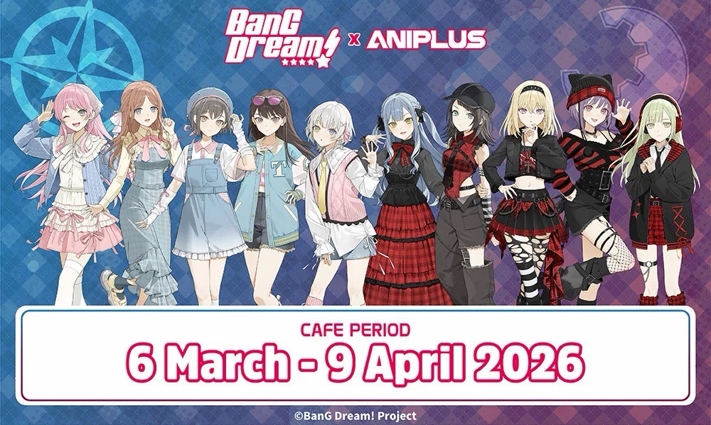 BanG Dream! MyGO!!!!! & Ave Mujica X ANIPLUS Collaboration Cafe