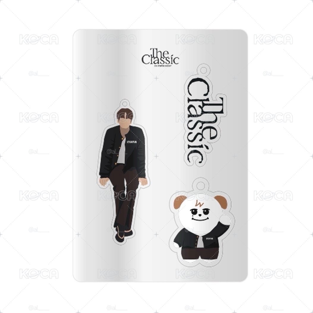SUPER JUNIOR 圭賢 2025 KYUHYUN CONCERT:The Classic 圭賢圭美鑰匙圈吊飾