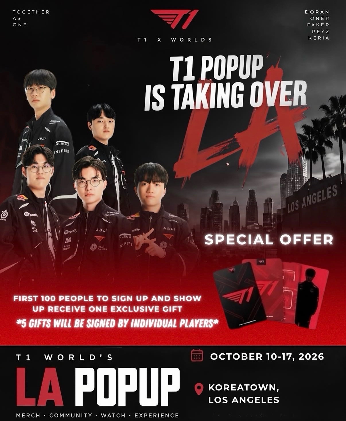 T1 LA POPUP