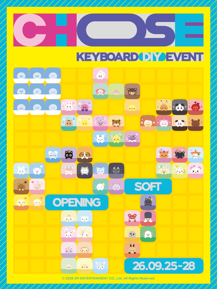CHOOSE KEYBOARD DIY EVENT