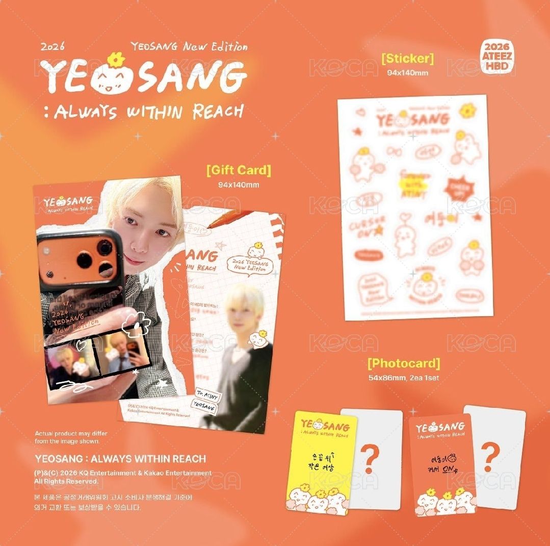 [YEOSANG] : 2026生日禮盒 