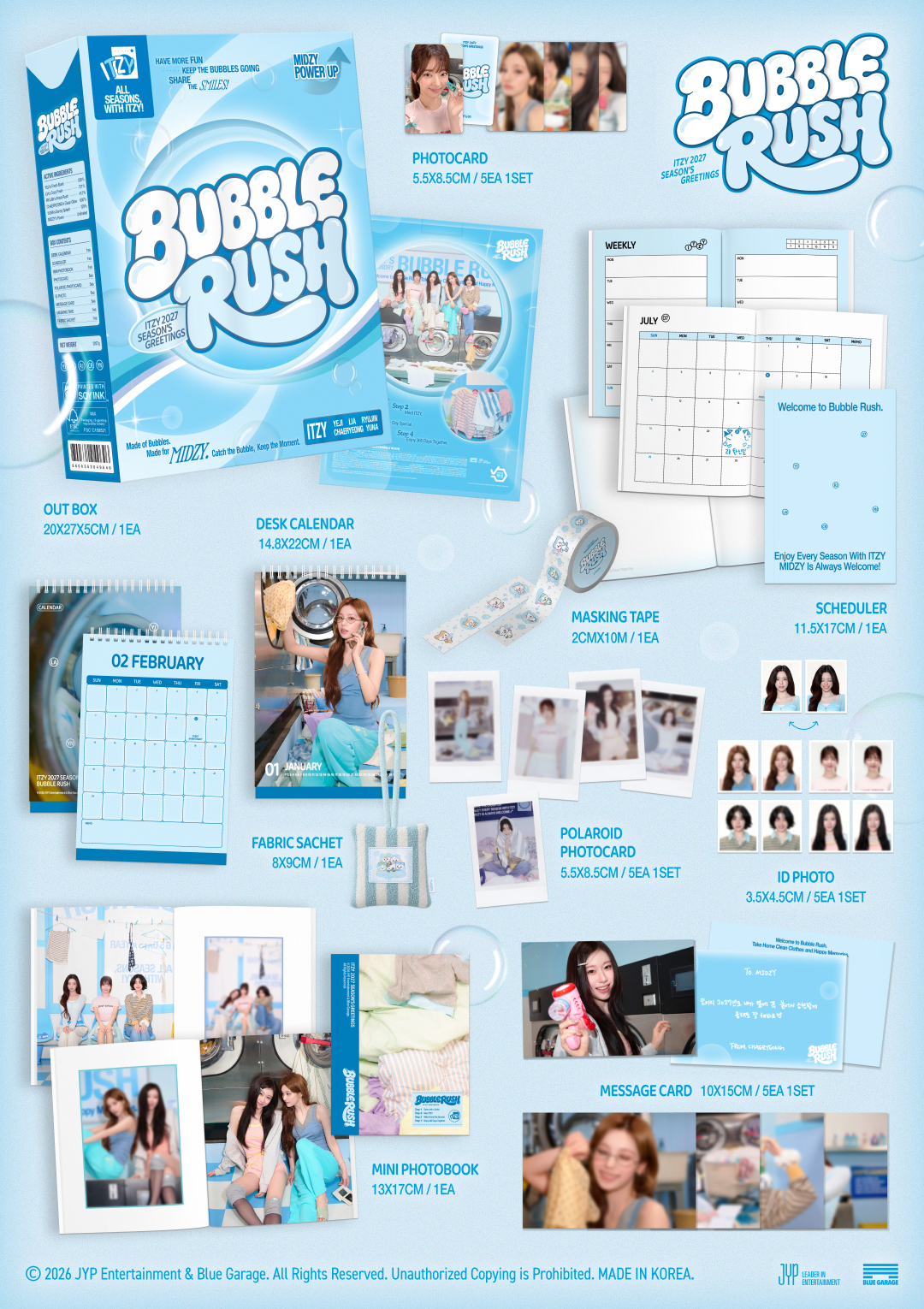 [預購] ITZY 2027 Season's Greetings <BUBBLE RUSH>