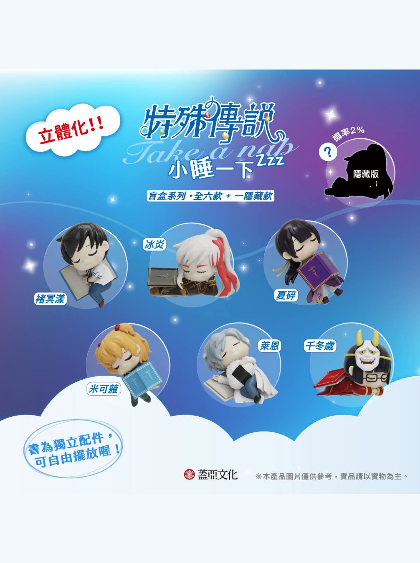 小睡一下 盲盒公仔