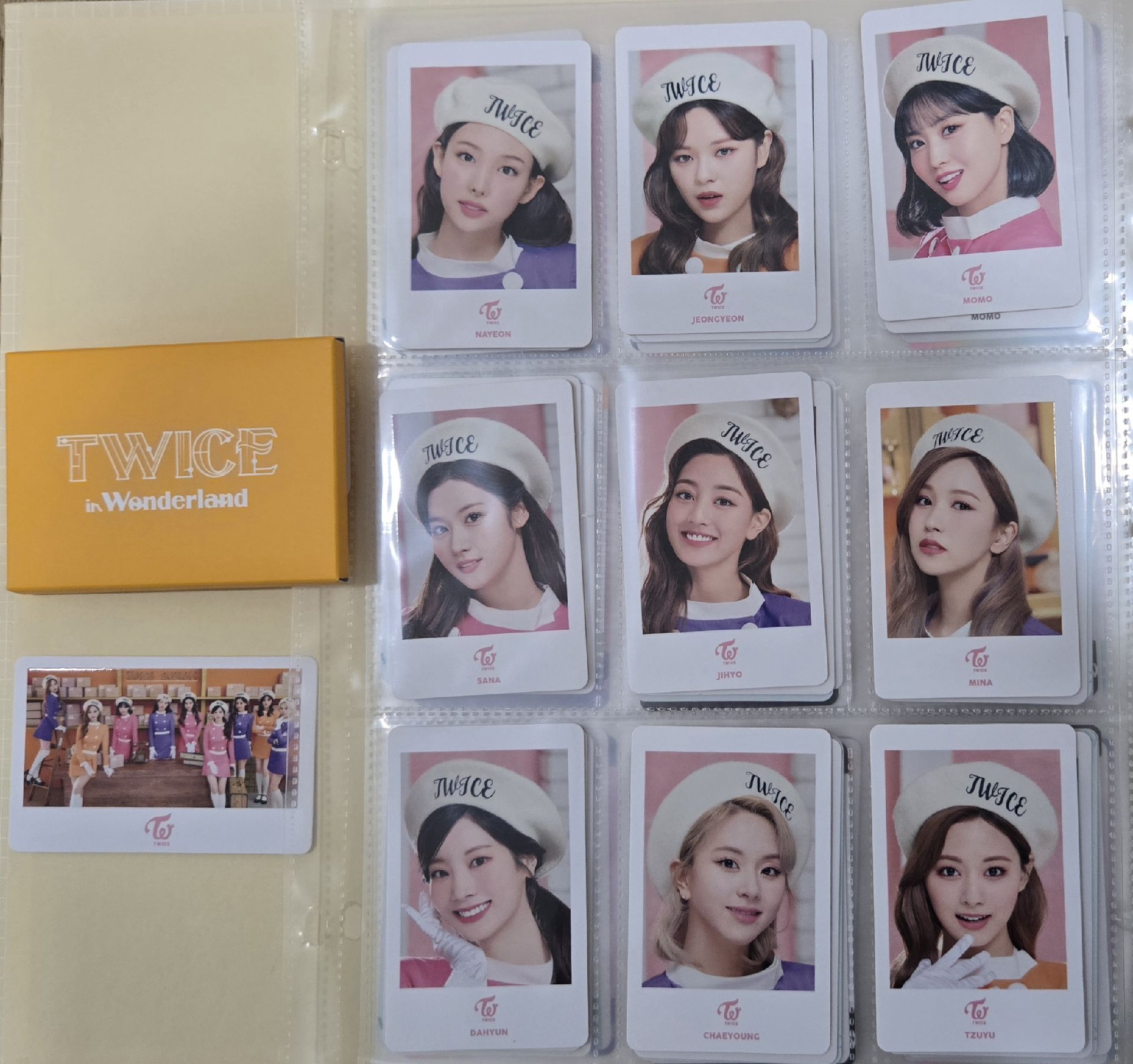 日專Doughnut、BETTER、TWICE IN WONDERLAND小卡