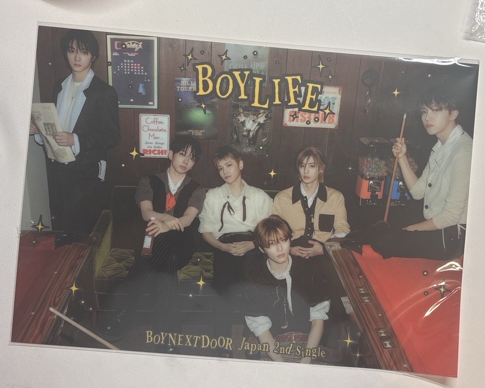 ✨boylife 日咖海報特典