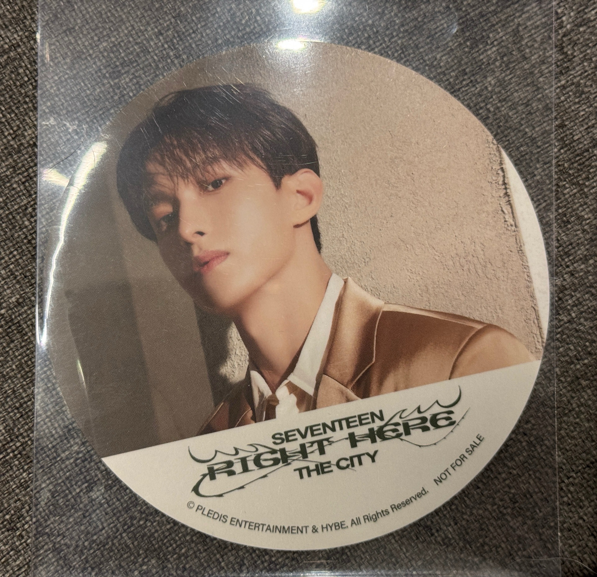 SEVENTEEN RIGHT HERE THE CITY 日巡 餐車杯墊 DK碩珉