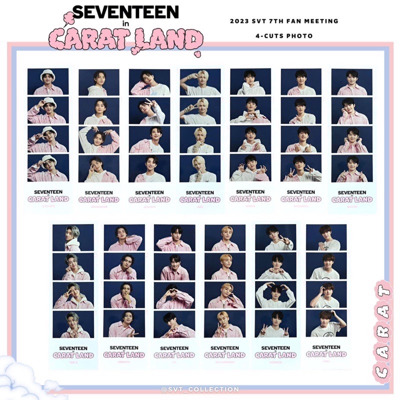 SEVENTEEN 2023克拉島 人生四格卡 拆售