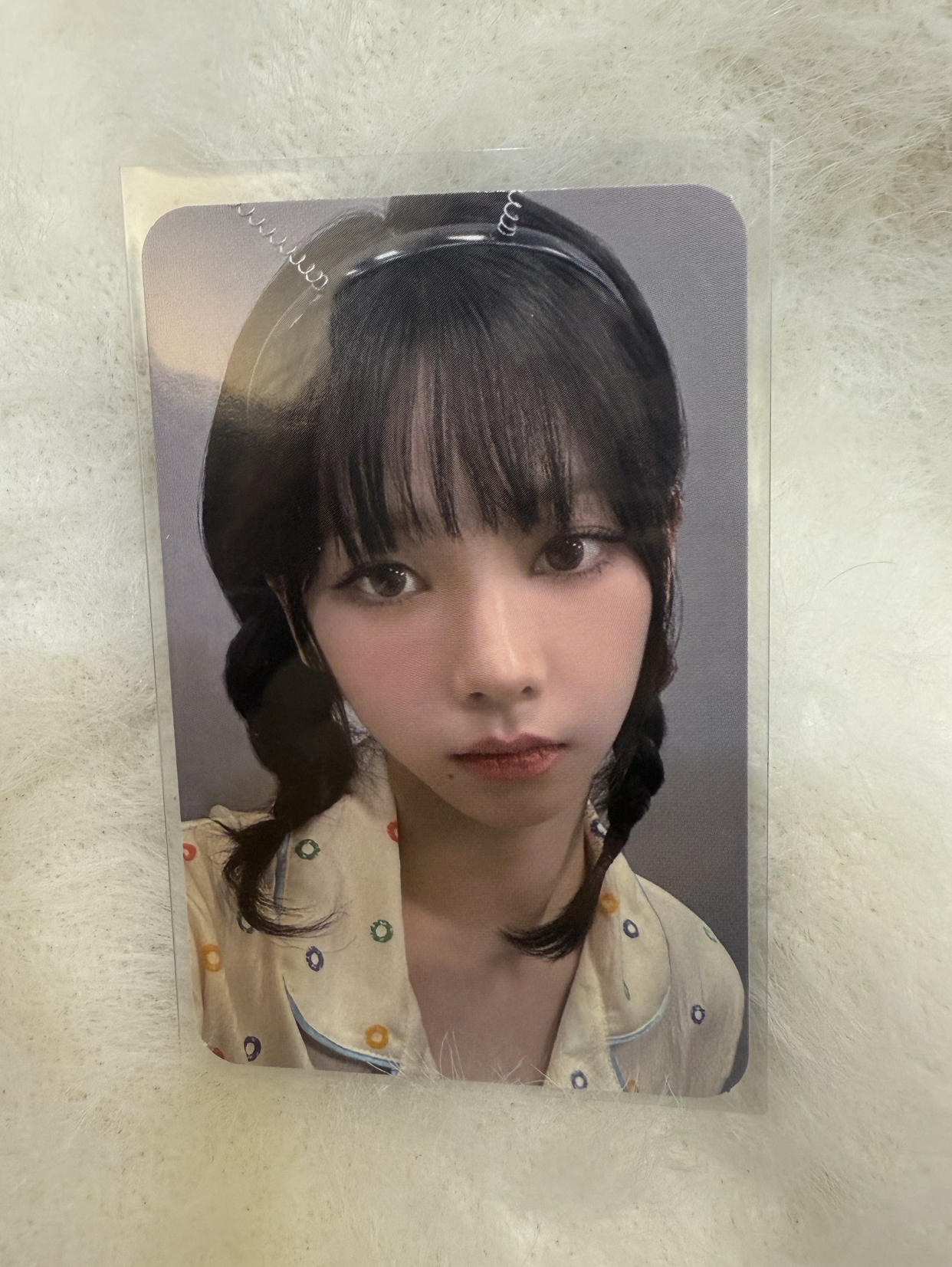 Karina aespa正規一直播卡柚 睡衣柚