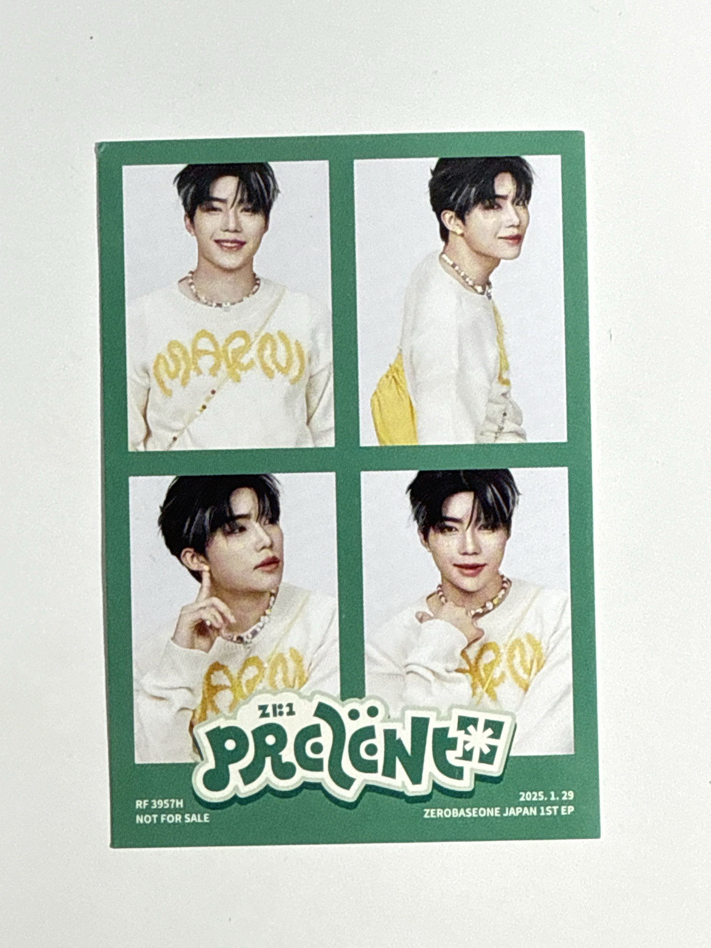 ZB1 Present 專卡 朴乾旭