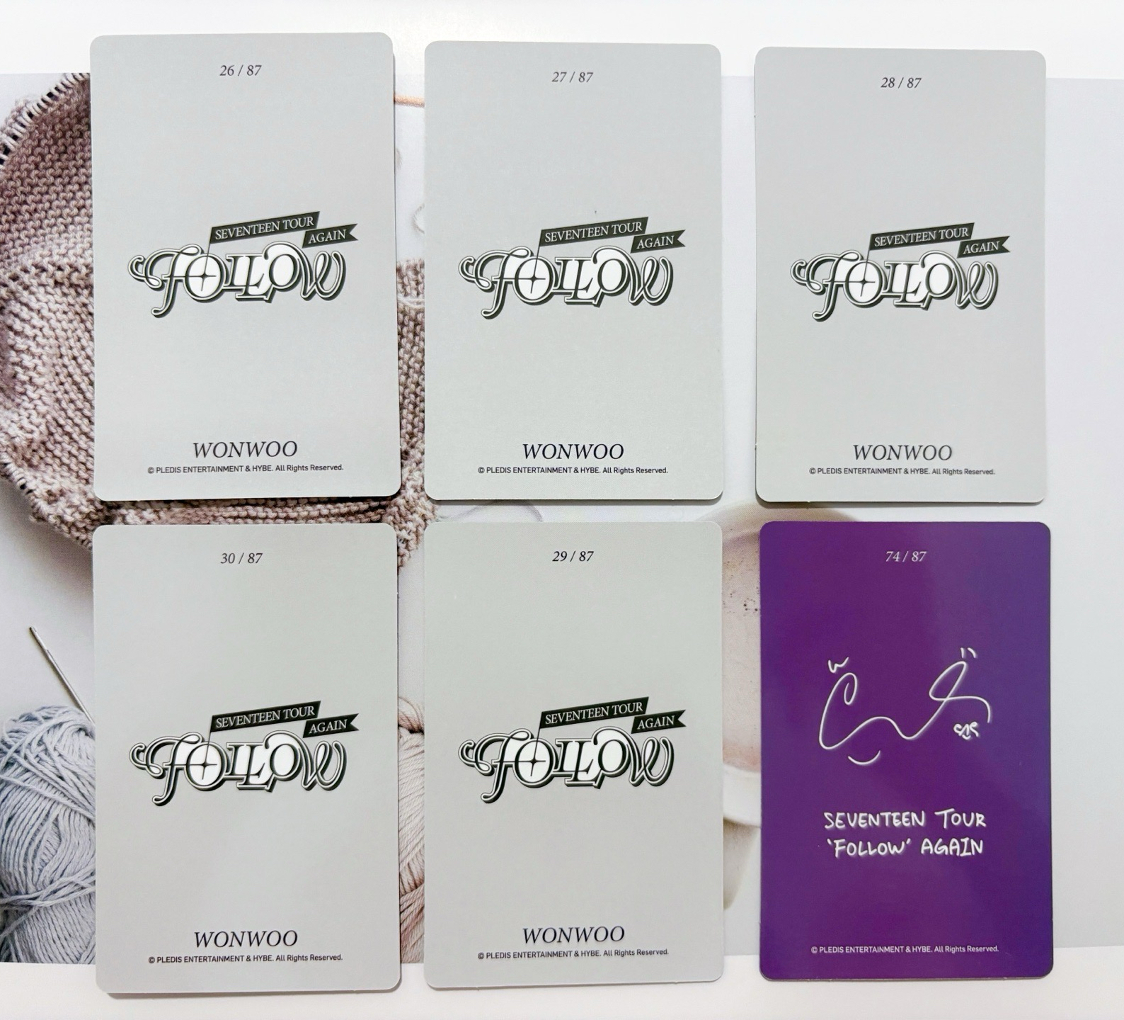 FOLLOW AGAIN 圓佑卡包小卡 辣妹圓