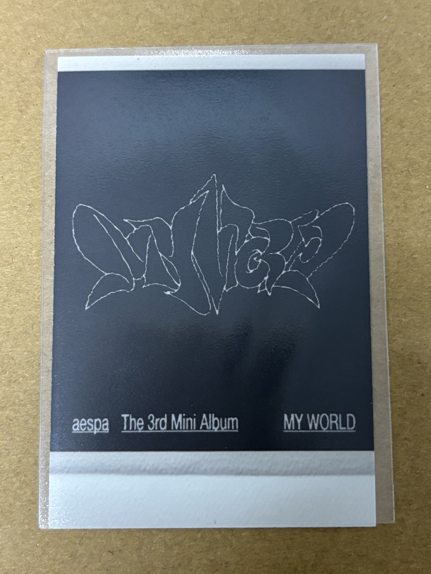 aespa Giselle 吉吉 MY WORLD 專輯卡 zine版 wtmw拍立得吉