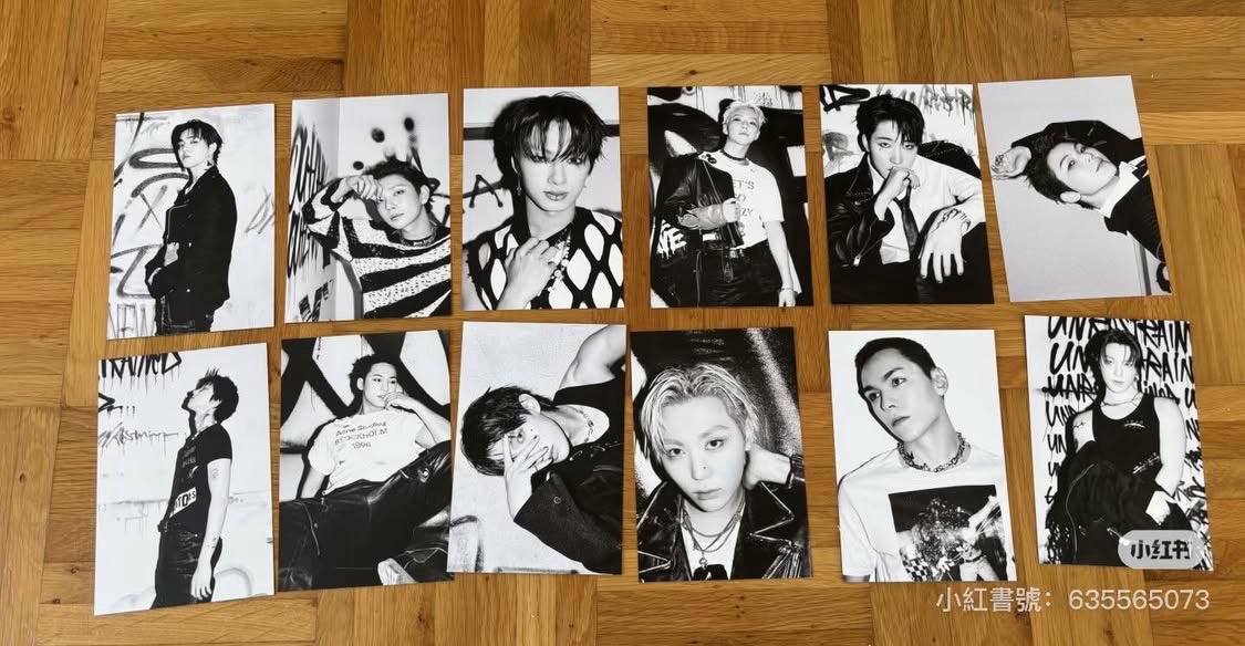 正五黑膠 明信片