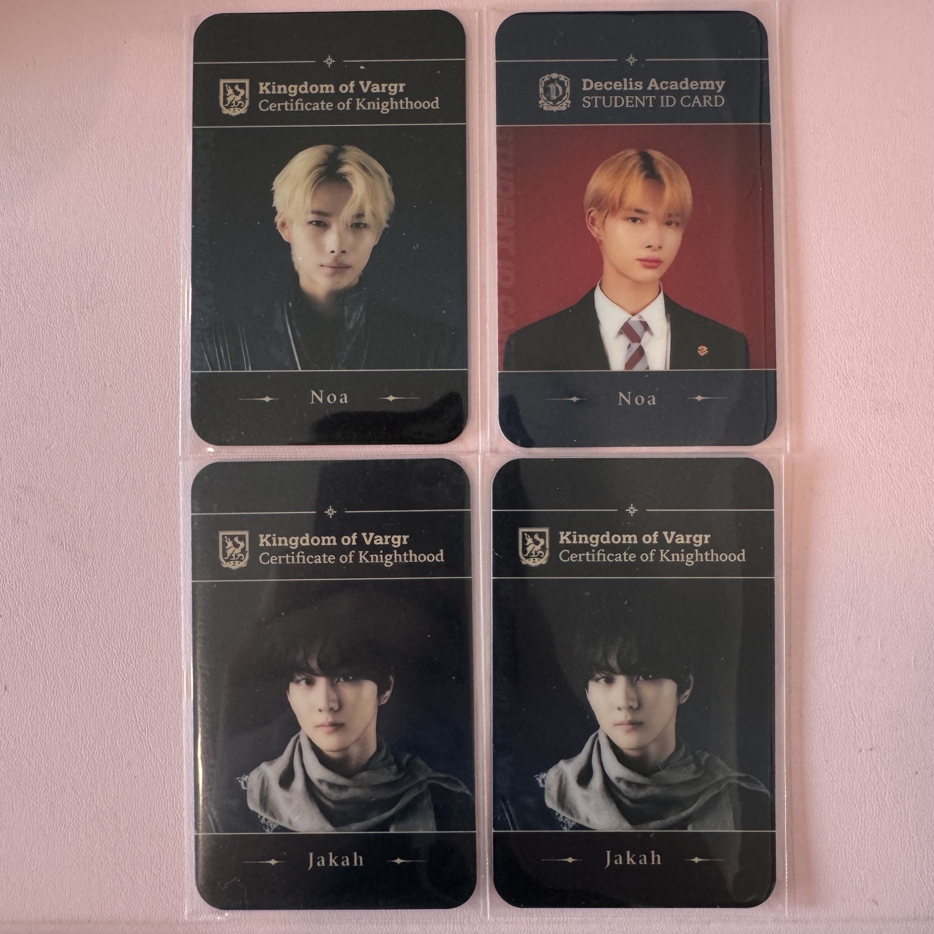 enhypen jungwon ni-ki 梁禎元 西村力 暗月學生證 darkmoon jakah noa 扎卡 諾亞