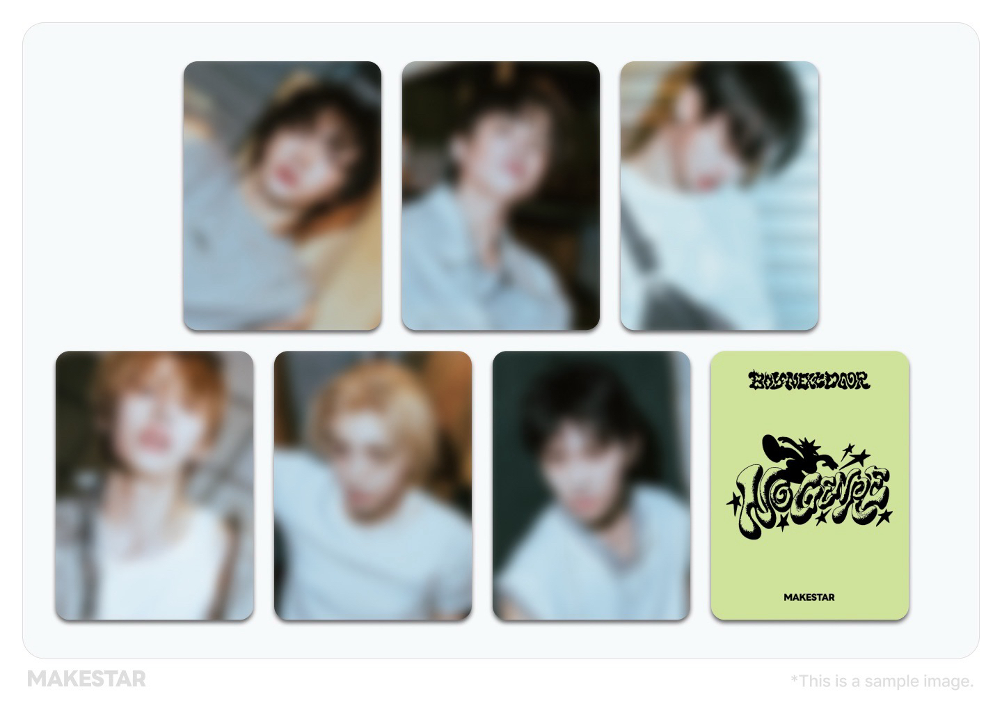 MakeStar 預售 MINI 版小卡