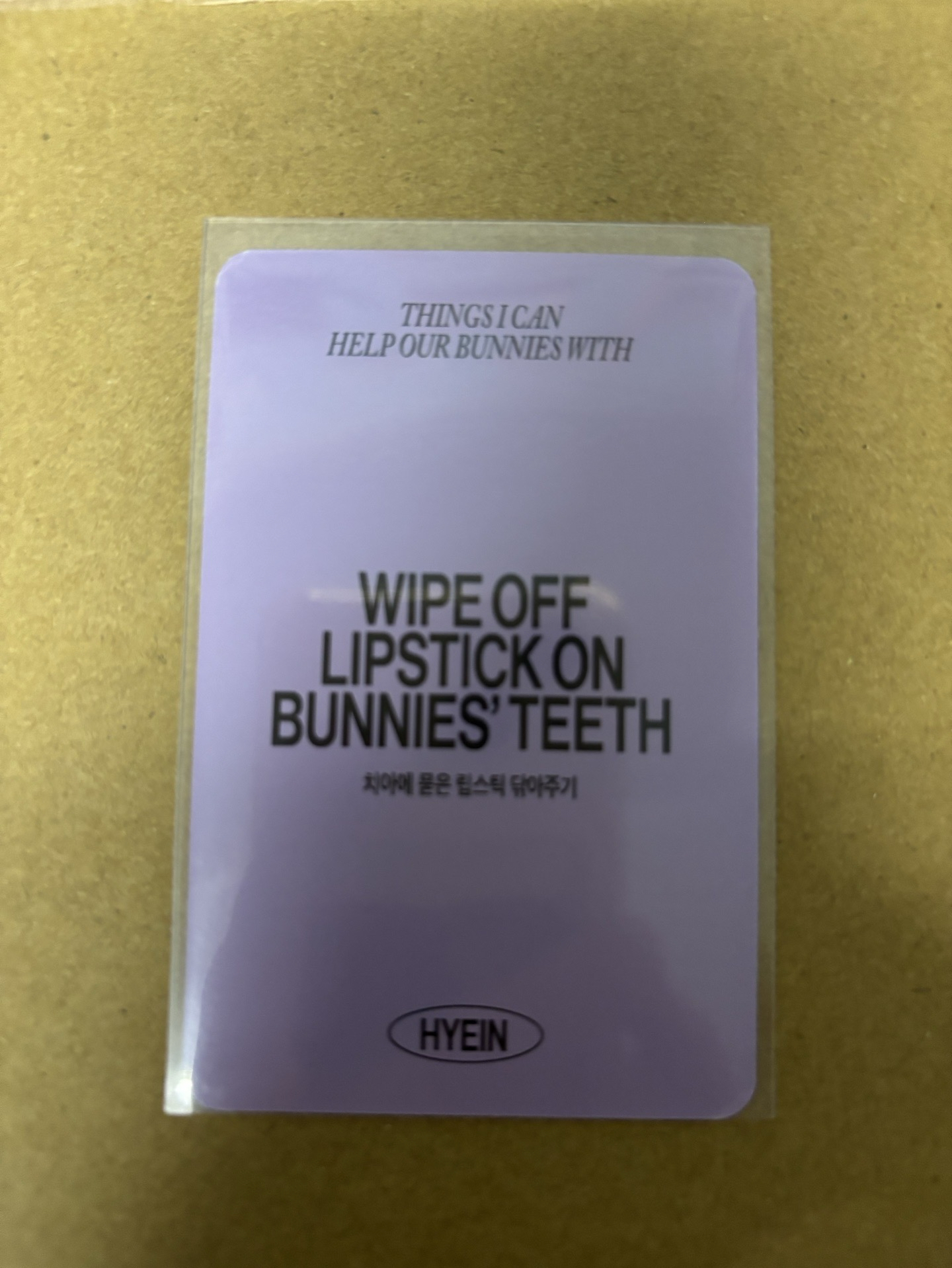 New Jeans Hyein 2025SG 年曆卡 