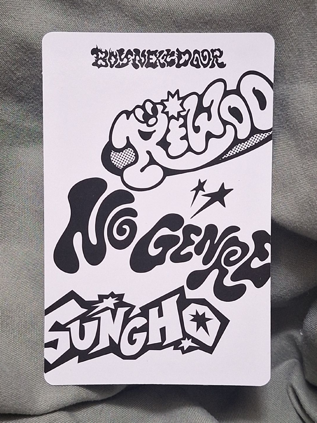 No Genre 成淏常赫 12雙人卡