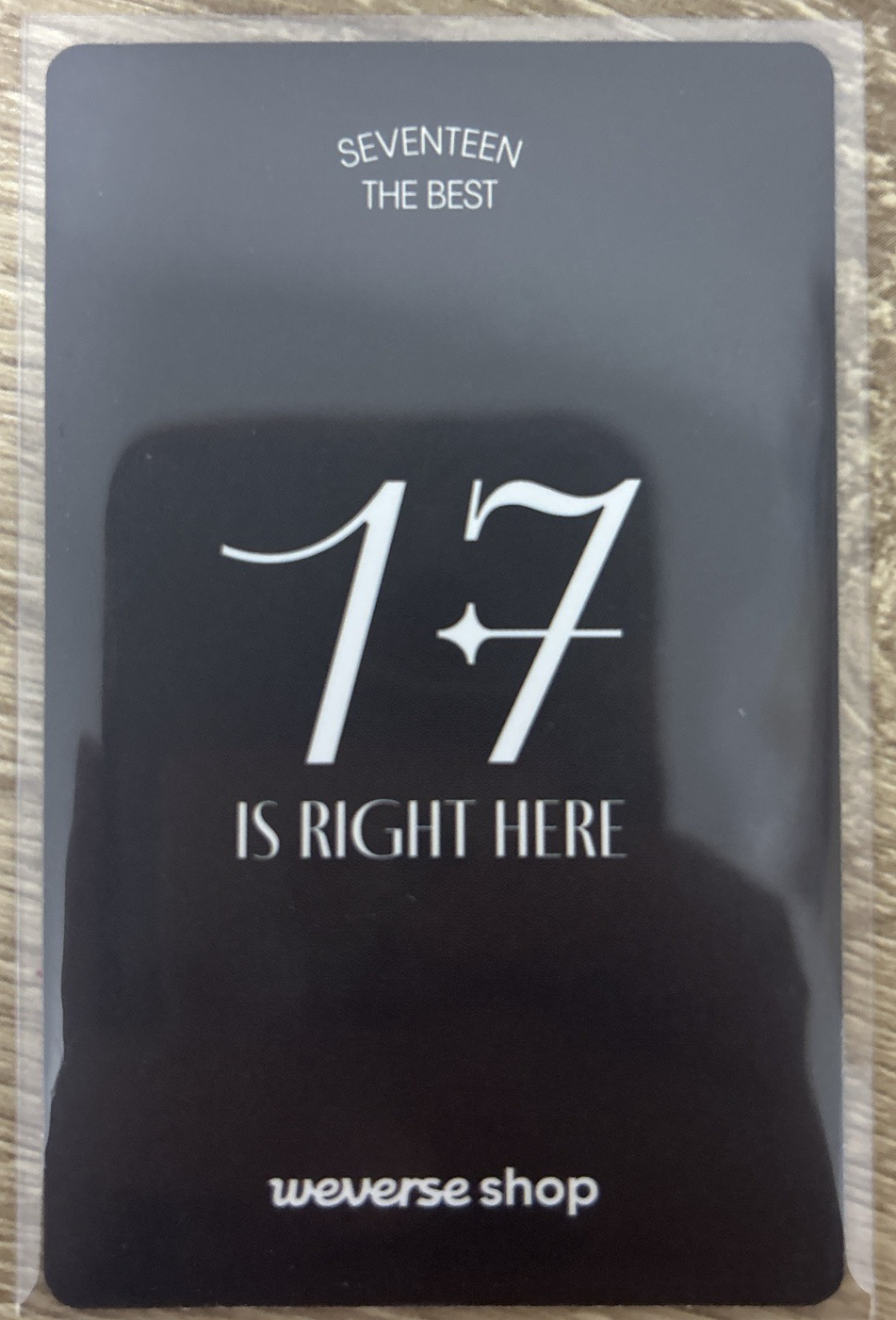 勝寬 Seungkwan wvs特典小卡