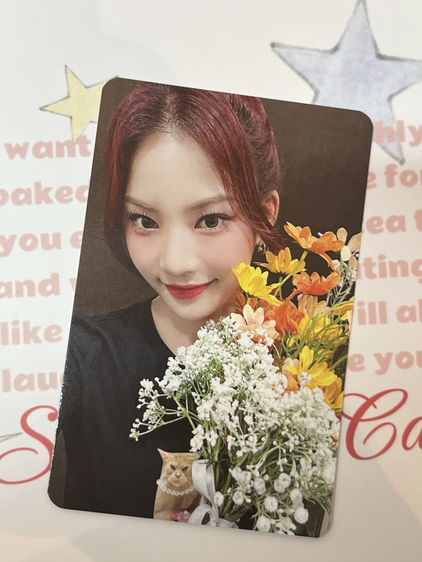 STAYC ISA 泰迪熊 ms捧花莎 雙面卡