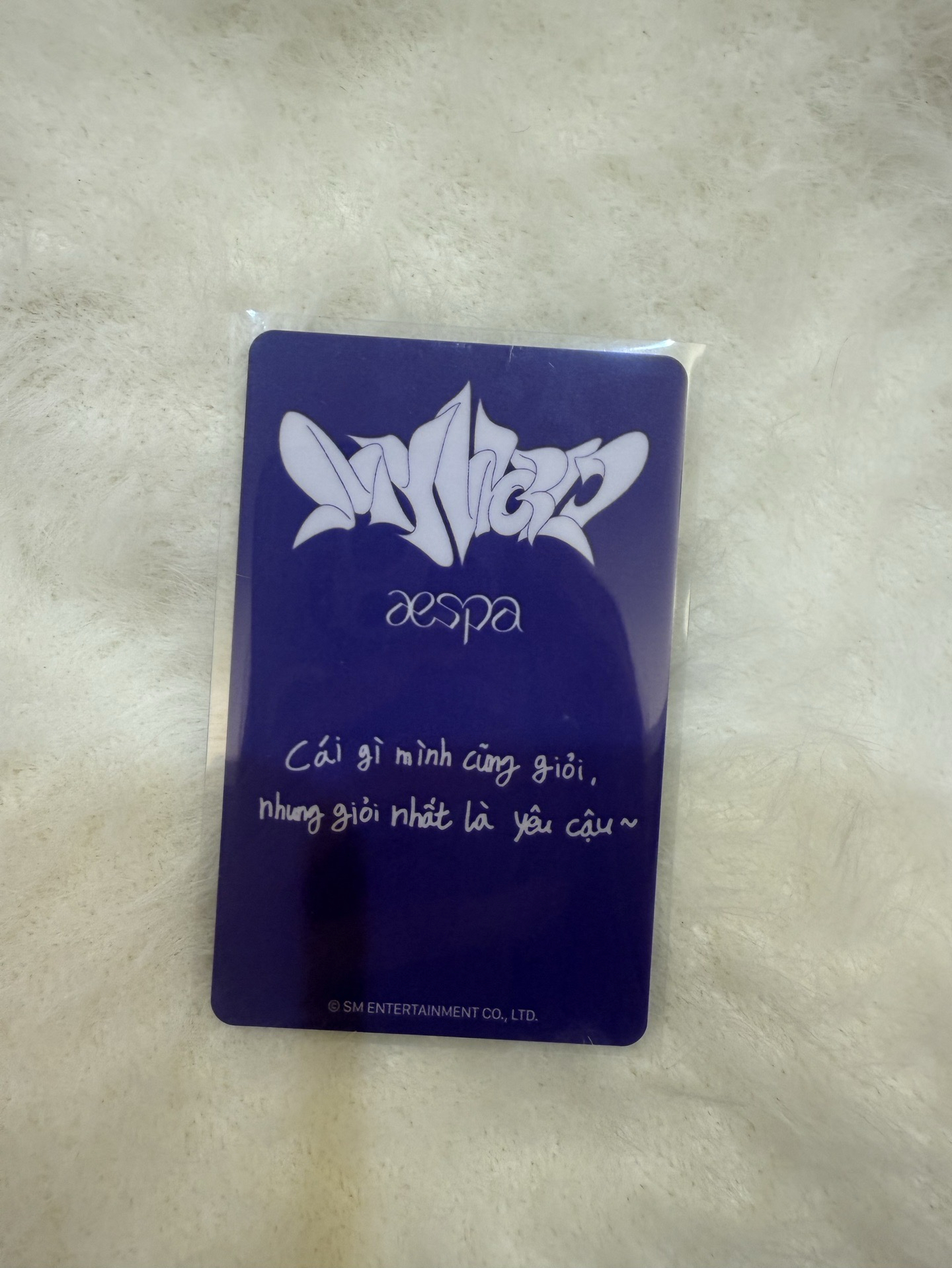 aespa Karina my world越南特典柚