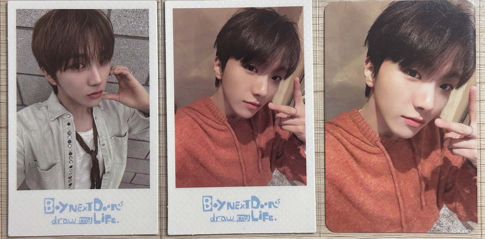 BOYNEXTDOOR ⌂ Woonhak回憶錄 拍立得+小卡