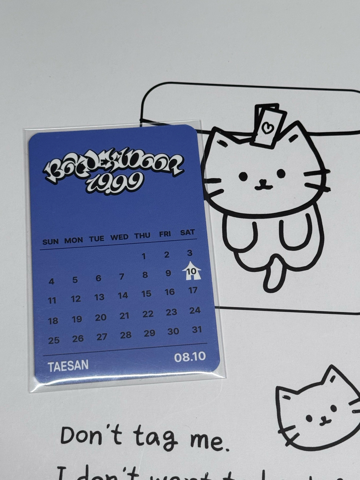 ⛄️19.99 yes24生日特典卡 泰山