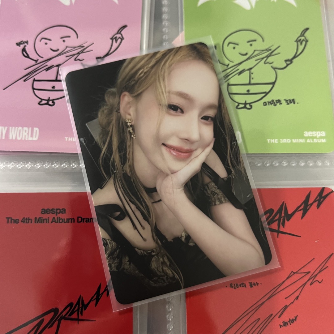 aespa winter 迷五星光卡 二星卡