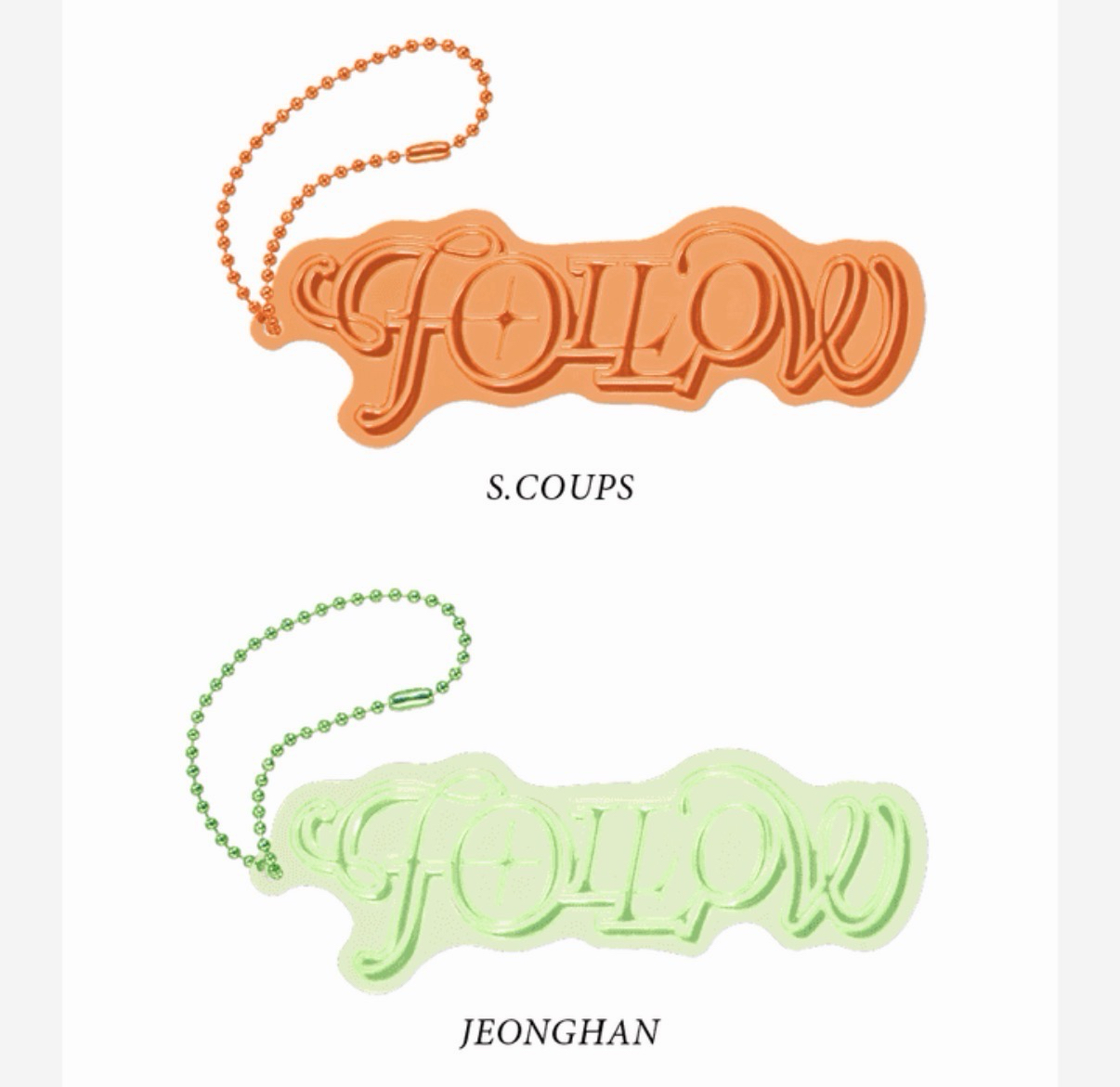 SEVENTEEN [FOLLOW TO JAPAN] FOLLOW THE LIGHT KEYRING吊飾-哲漢勳碩